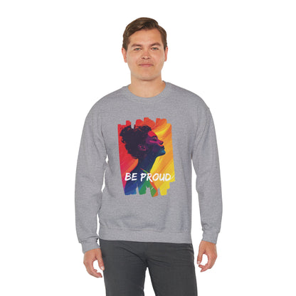 Be Proud V002 Unisex Sweatshirt - Sweatshirt - The Lucky Wombat