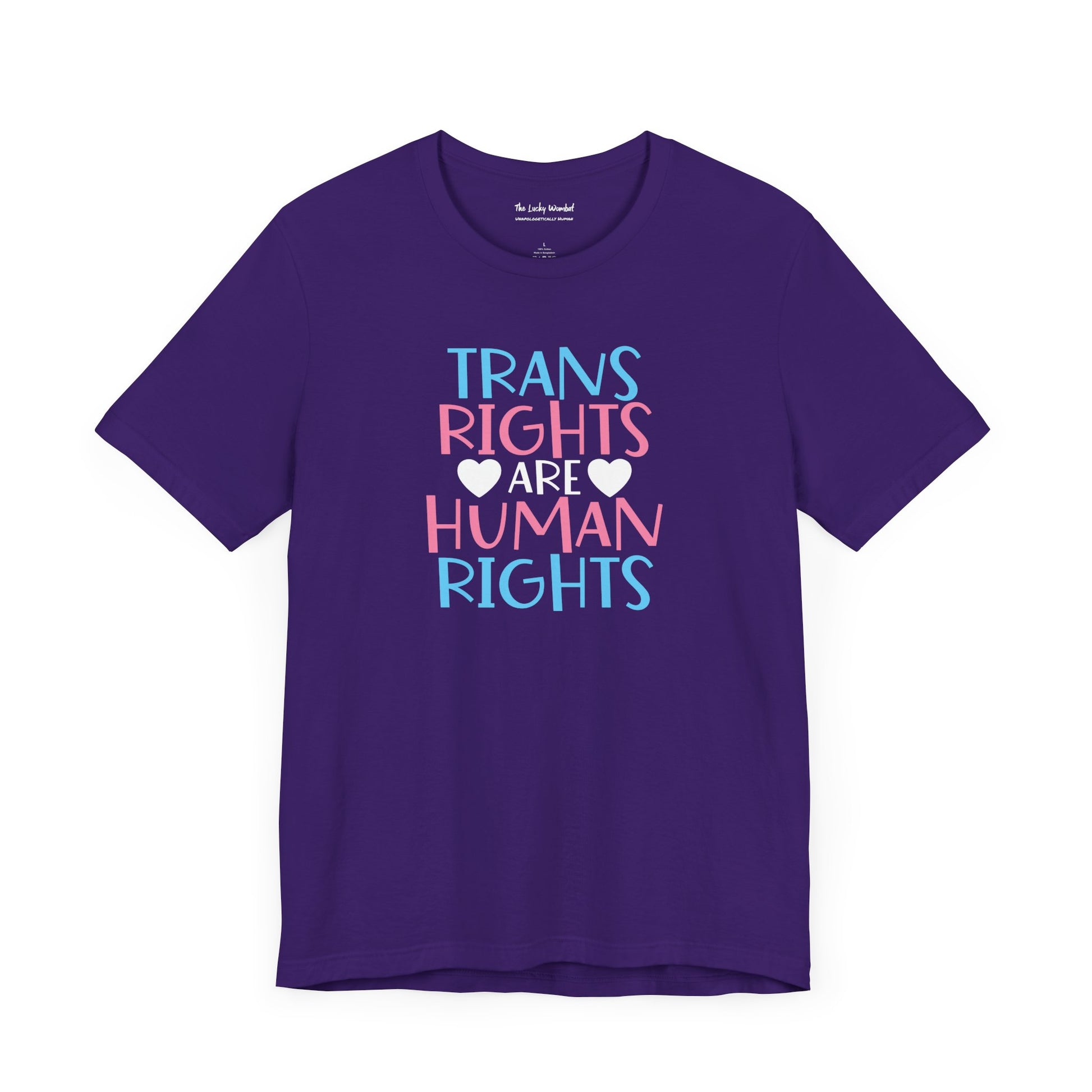 Trans Rights Unisex Tee - T-Shirt - The Lucky Wombat