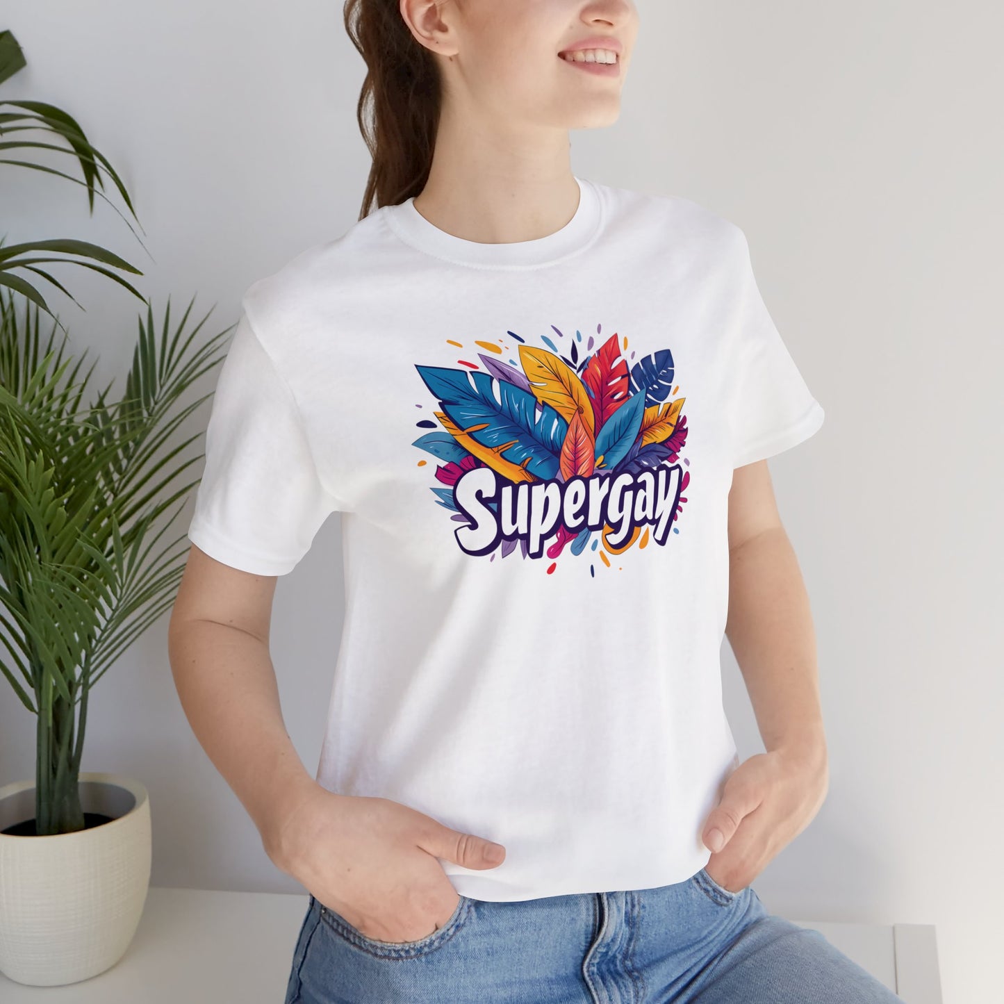 Supergay Unisex T-shirt - T-Shirt - The Lucky Wombat