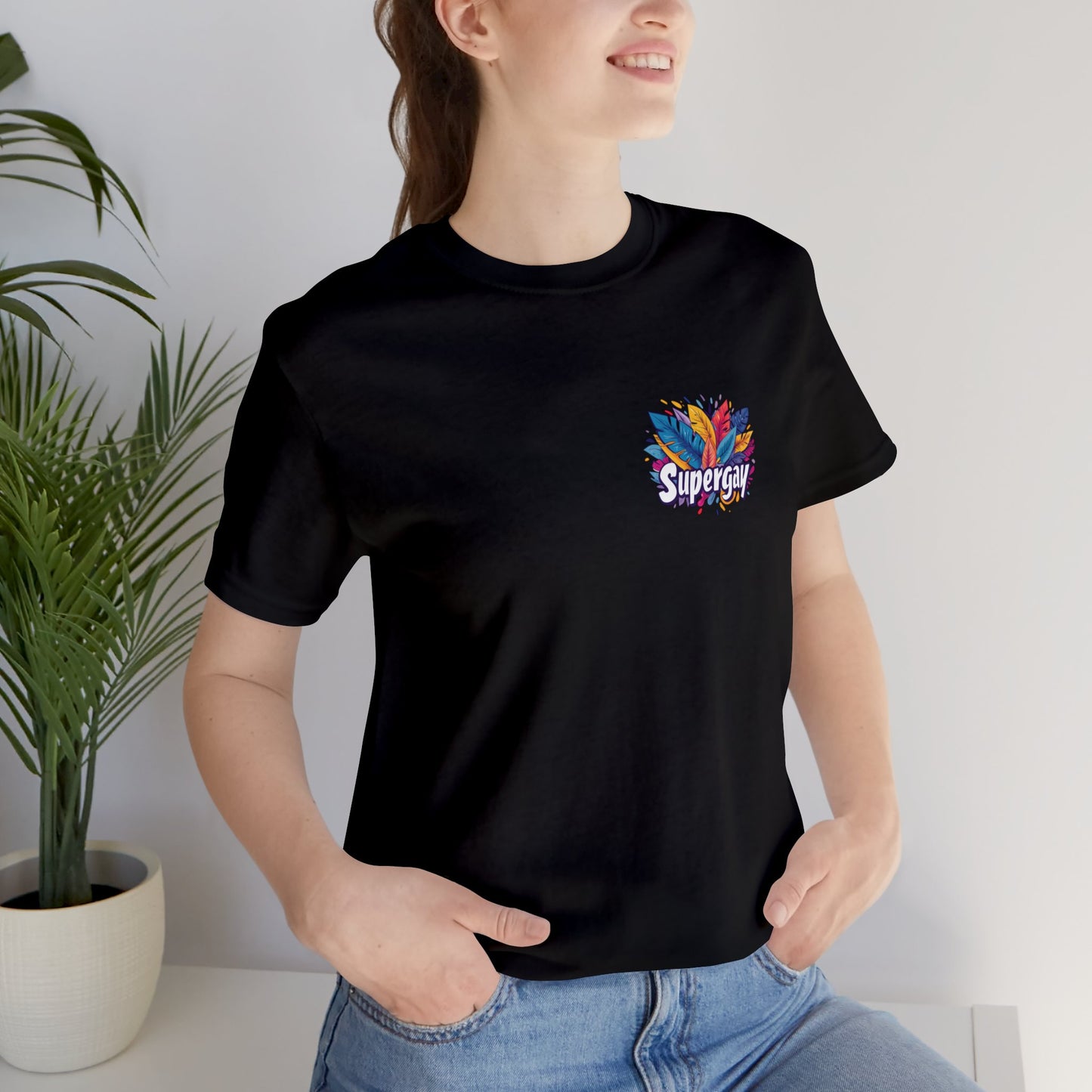 Supergay | Heart-Side Print - T-shirt