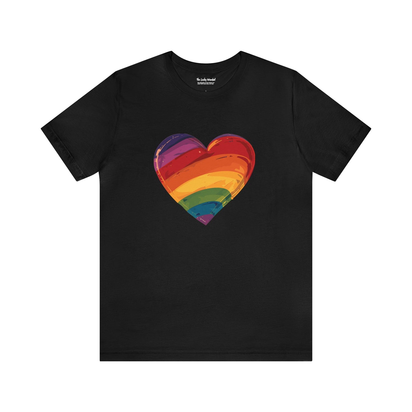 Cartoon Rainbow Heart - Unisex T-shirt