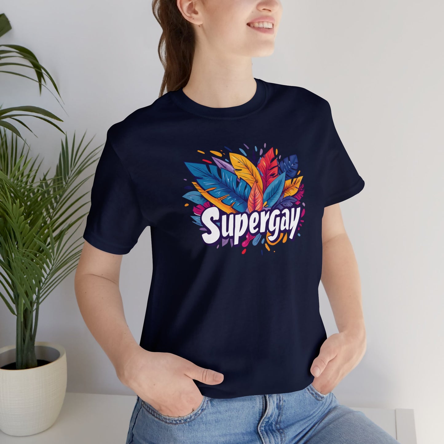 Supergay Unisex T-shirt - T-Shirt - The Lucky Wombat