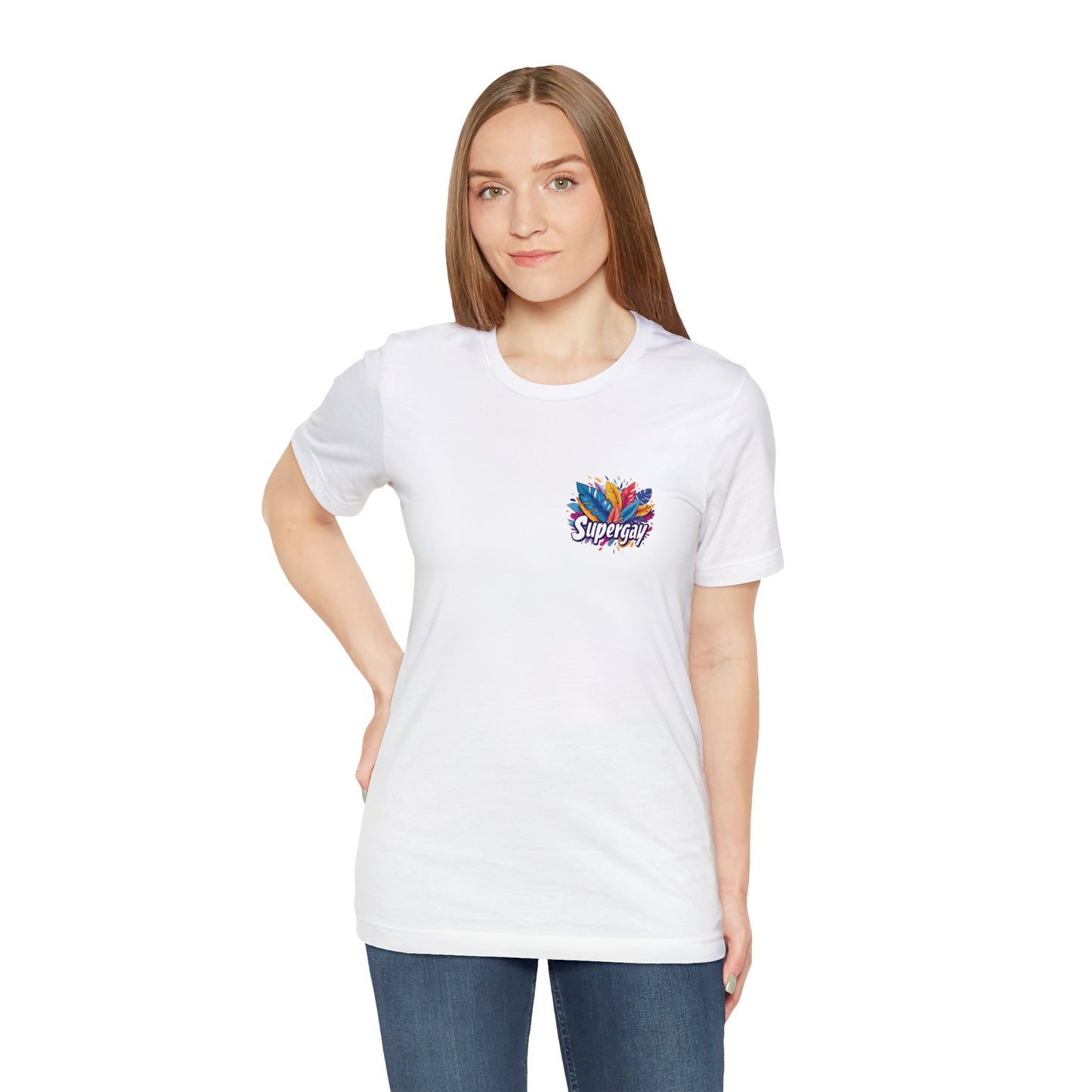 Supergay | Heart-Side Print - T-shirt