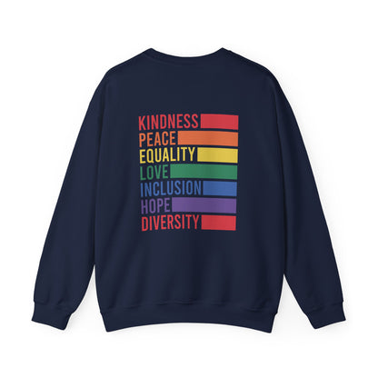 Kindness Peace Sweatshirt - Sweatshirt - The Lucky Wombat