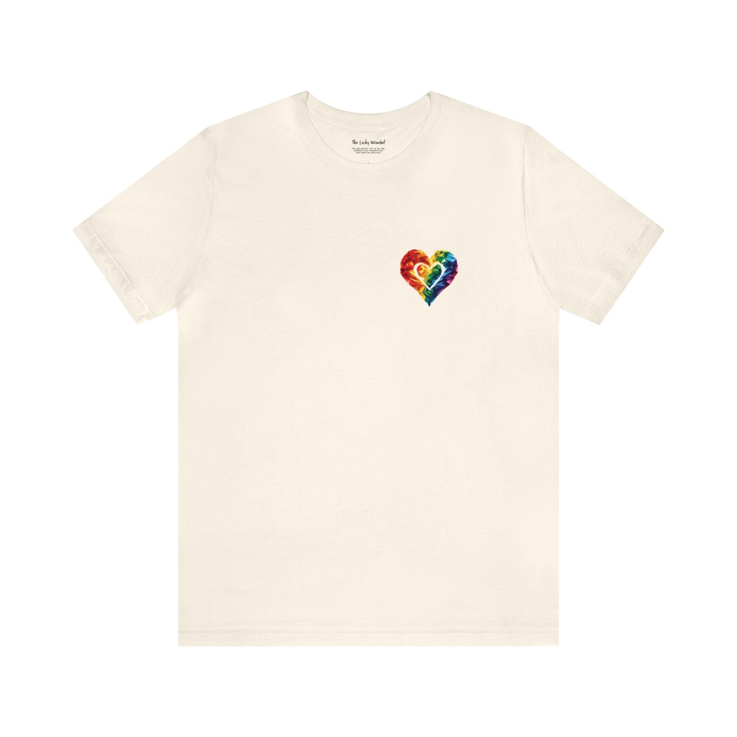 Small Polygon Heart - Unisex T-Shirt - T-Shirt - The Lucky Wombat