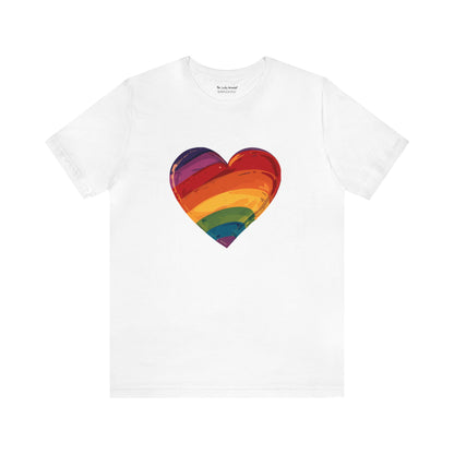 Cartoon Rainbow Heart - Unisex T-shirt