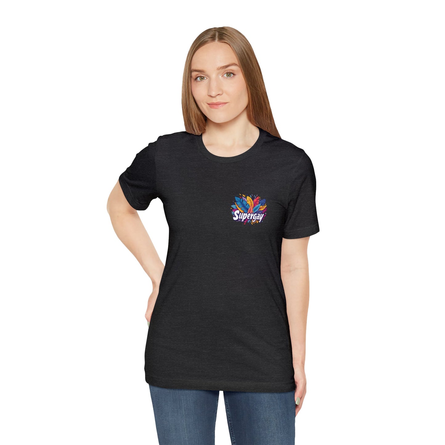 Supergay | Heart-Side Print - T-shirt