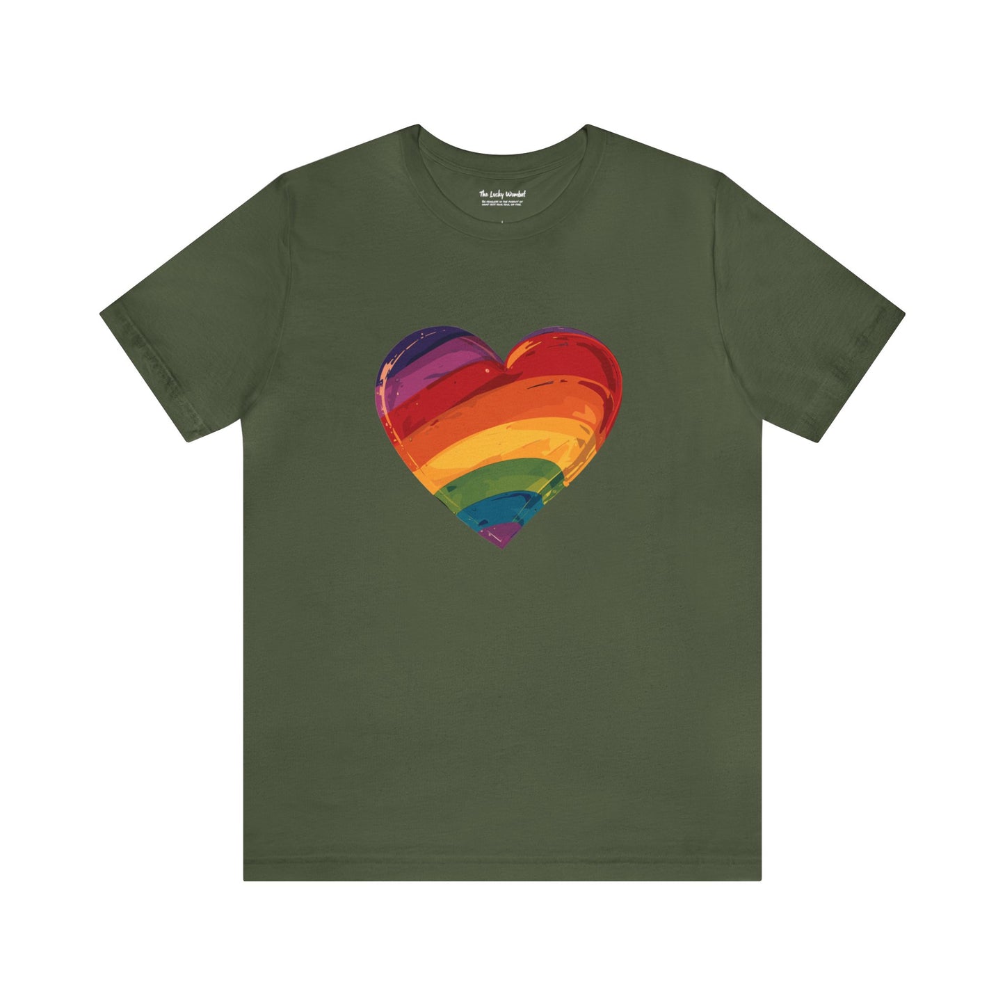 Cartoon Rainbow Heart - Unisex T-shirt