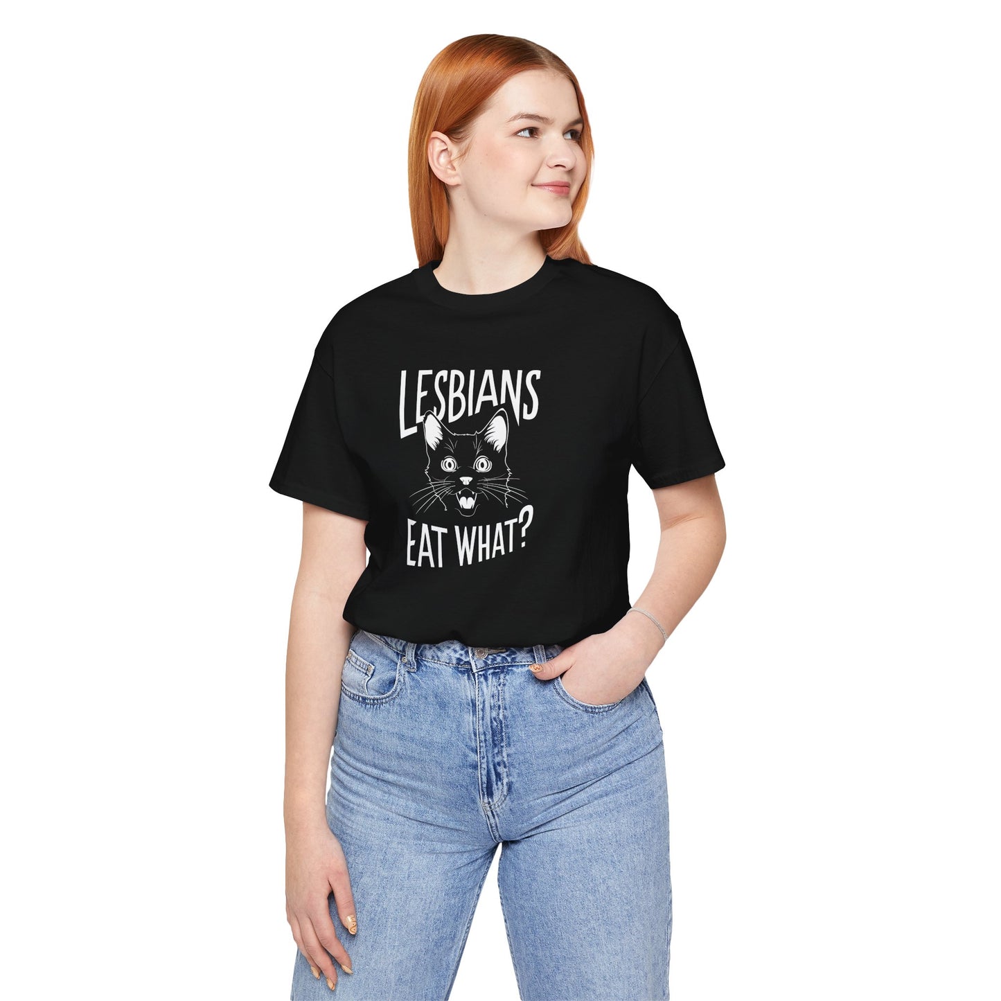 LGBTQ T-shirt - Lesbians Eat What Unisex Tee