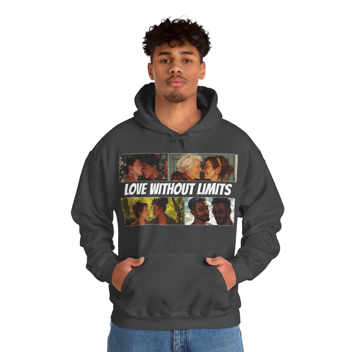 Love Without Limits - V003 - Unisex Hoodie