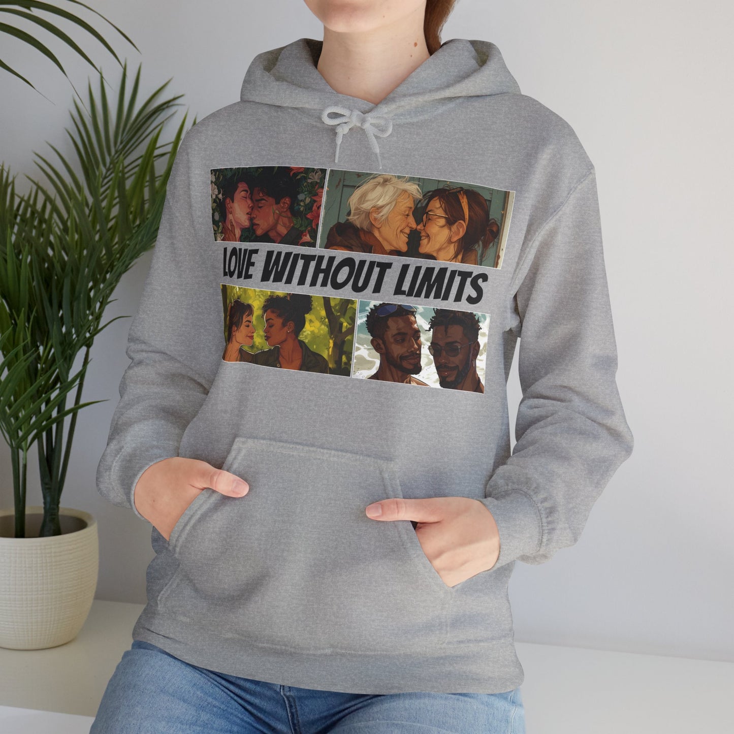 Love Without Limits - V003 - Unisex Hoodie