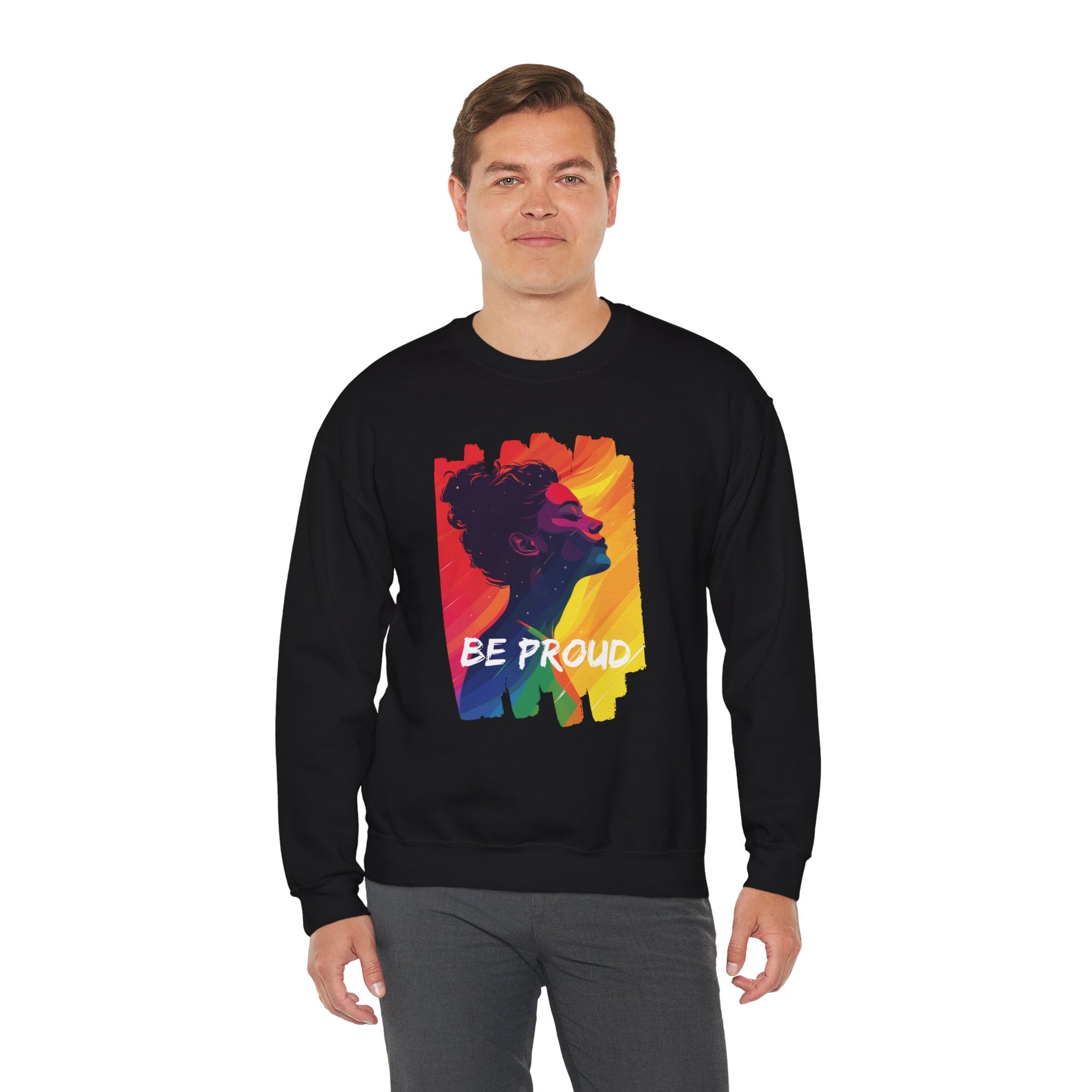 Be Proud V002 Unisex Sweatshirt - Sweatshirt - The Lucky Wombat