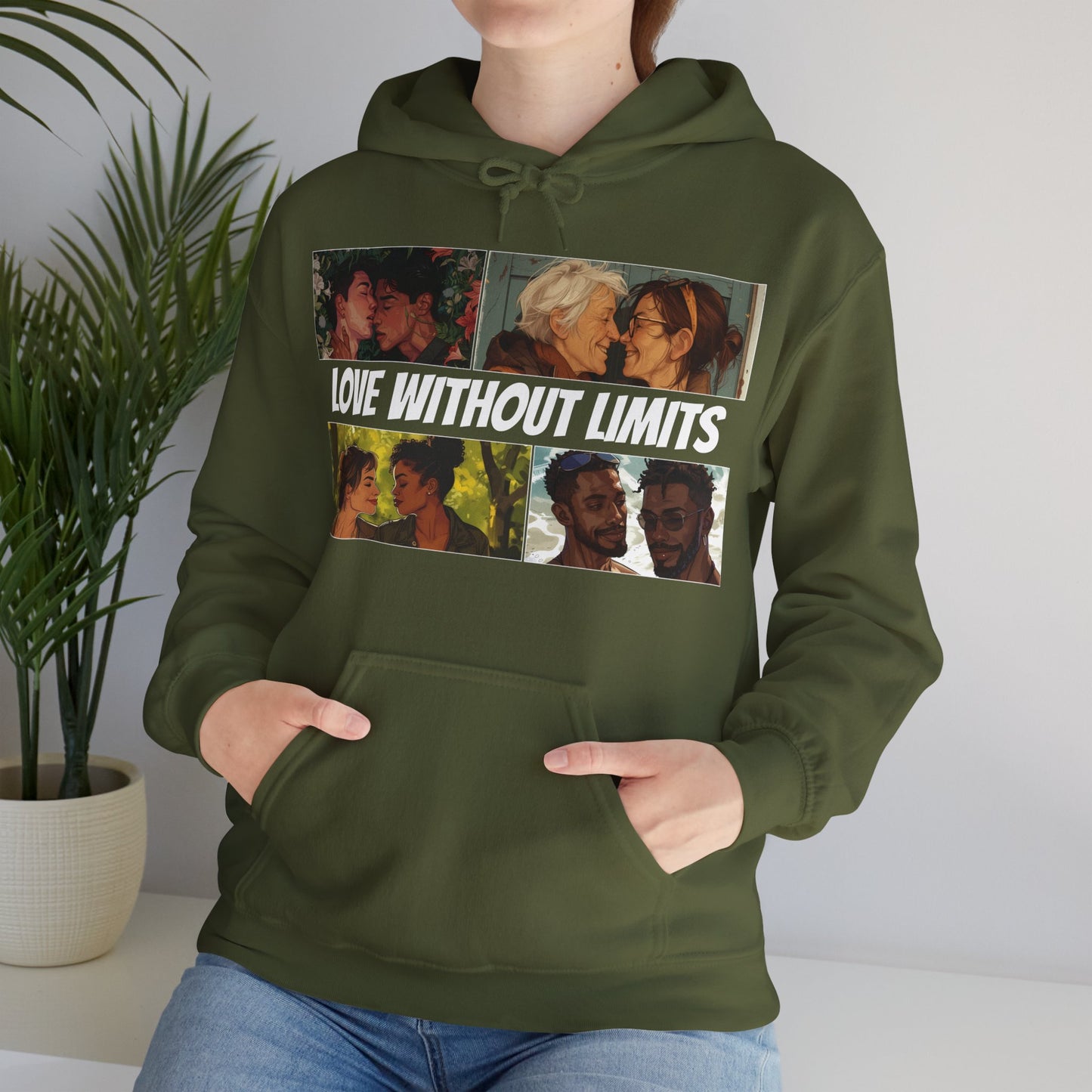 Love Without Limits - V003 - Unisex Hoodie