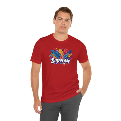 Supergay Unisex T-shirt - T-Shirt - The Lucky Wombat