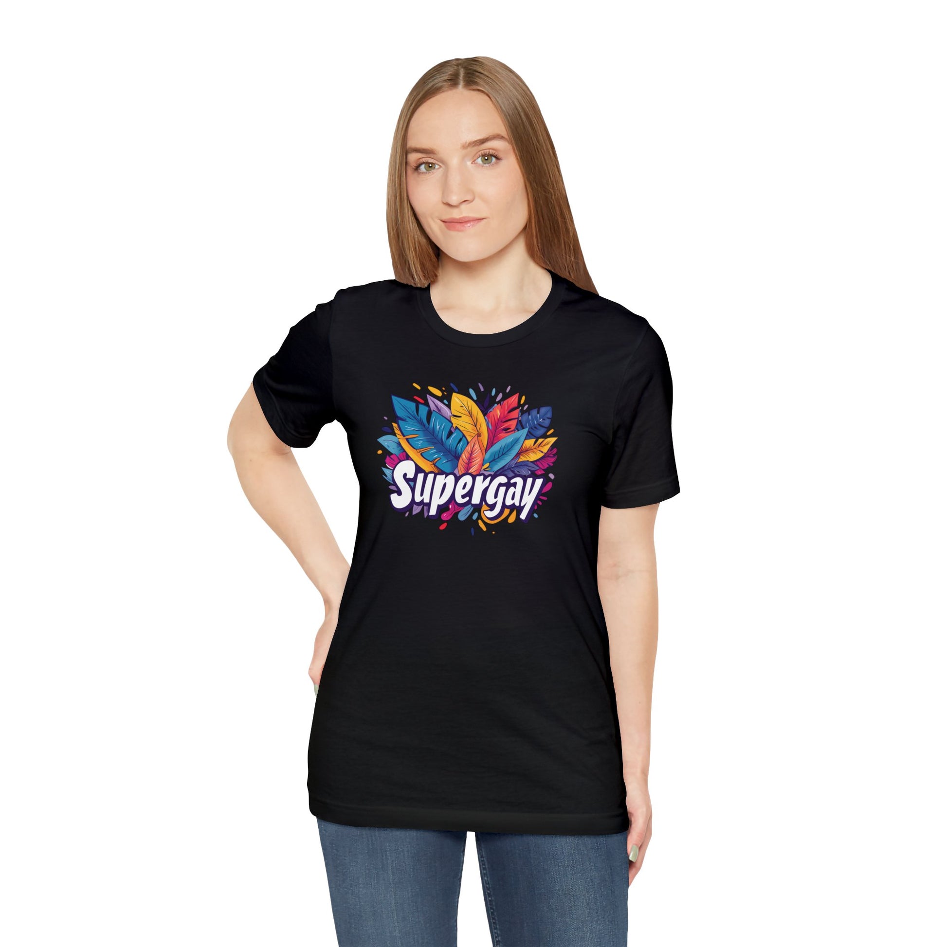 Supergay Unisex T-shirt - T-Shirt - The Lucky Wombat