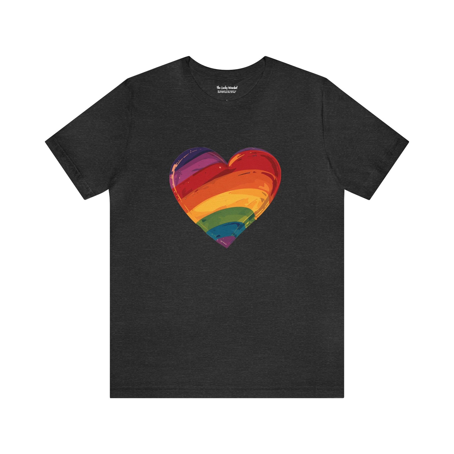 Cartoon Rainbow Heart - Unisex T-shirt