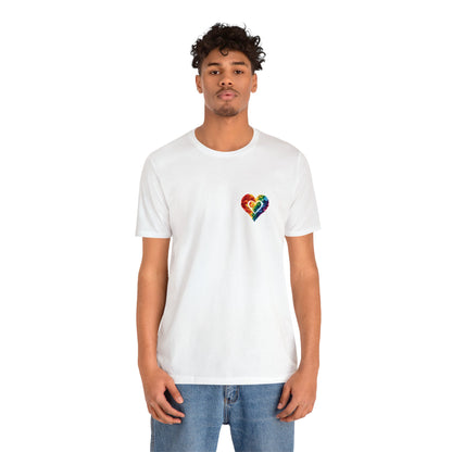 Small Polygon Heart - Unisex T-Shirt - T-Shirt - The Lucky Wombat