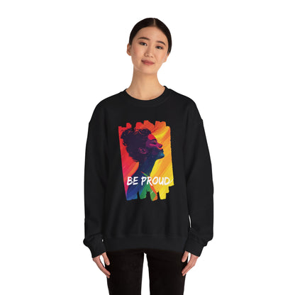 Be Proud V002 Unisex Sweatshirt - Sweatshirt - The Lucky Wombat