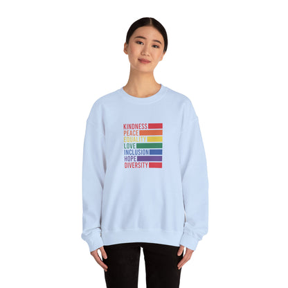 Kindness Peace Sweatshirt - Sweatshirt - The Lucky Wombat