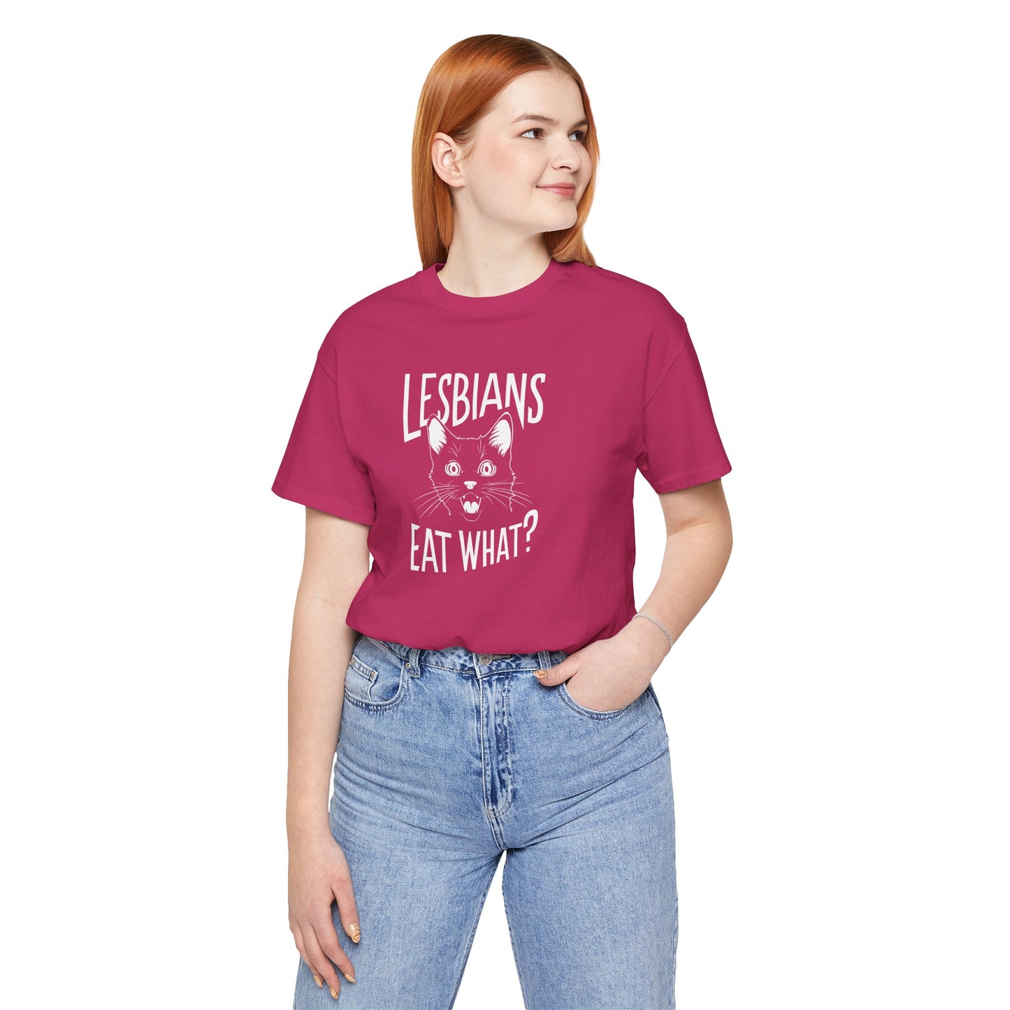 LGBTQ T-shirt - Lesbians Eat What Unisex Tee