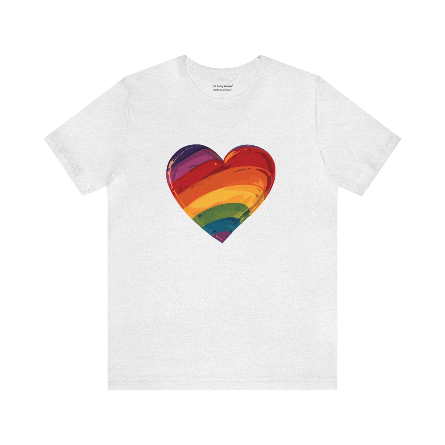 Cartoon Rainbow Heart - Unisex T-shirt