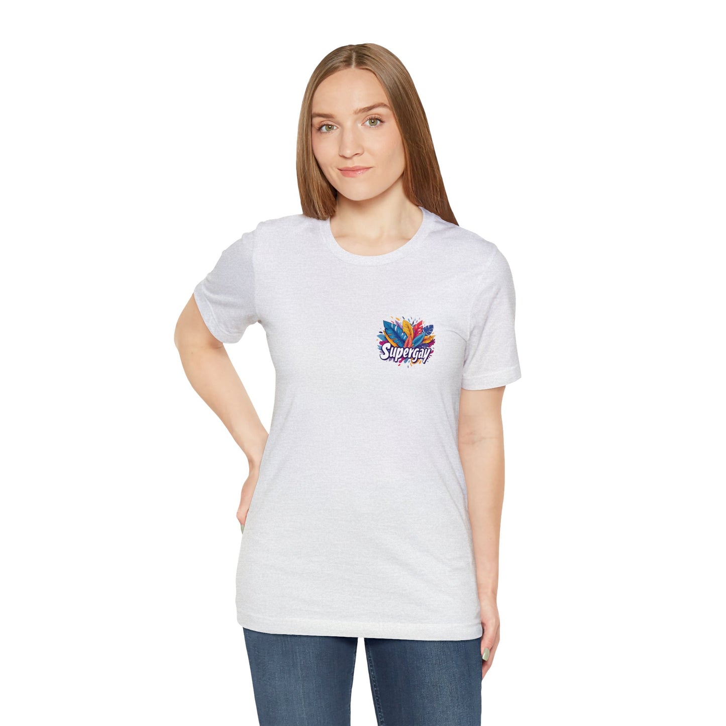 Supergay | Heart-Side Print - T-shirt