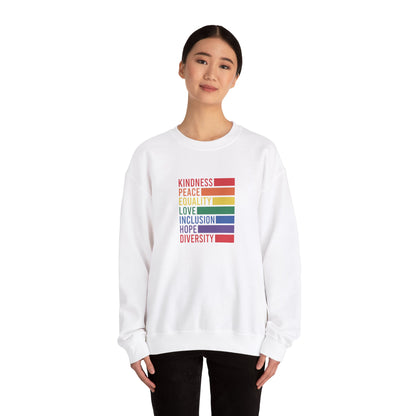 Kindness Peace Sweatshirt - Sweatshirt - The Lucky Wombat