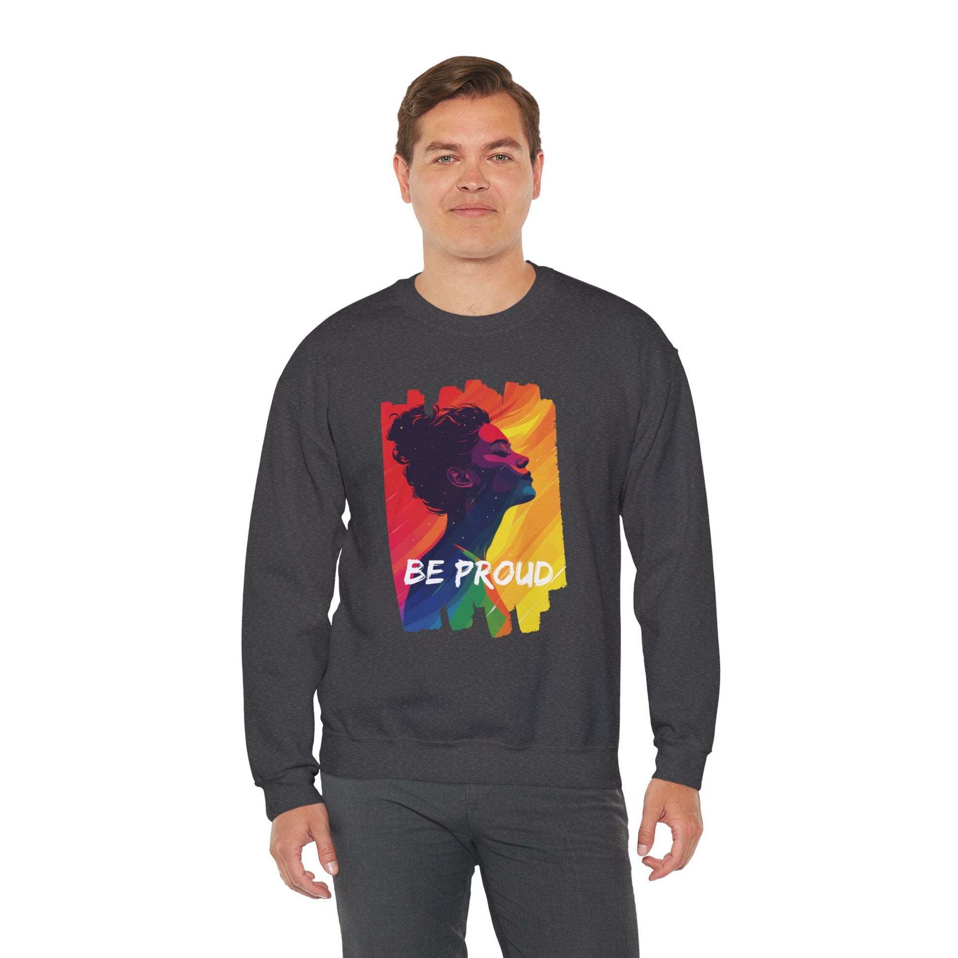 Be Proud V002 Unisex Sweatshirt - Sweatshirt - The Lucky Wombat