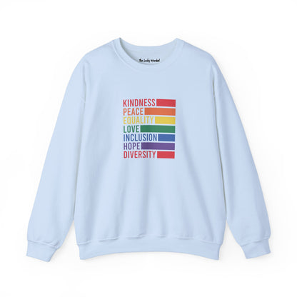 Kindness Peace Sweatshirt - Sweatshirt - The Lucky Wombat