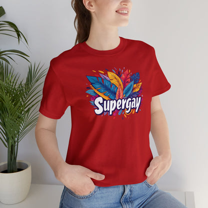 Supergay Unisex T-shirt - T-Shirt - The Lucky Wombat