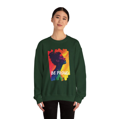 Be Proud V002 Unisex Sweatshirt - Sweatshirt - The Lucky Wombat