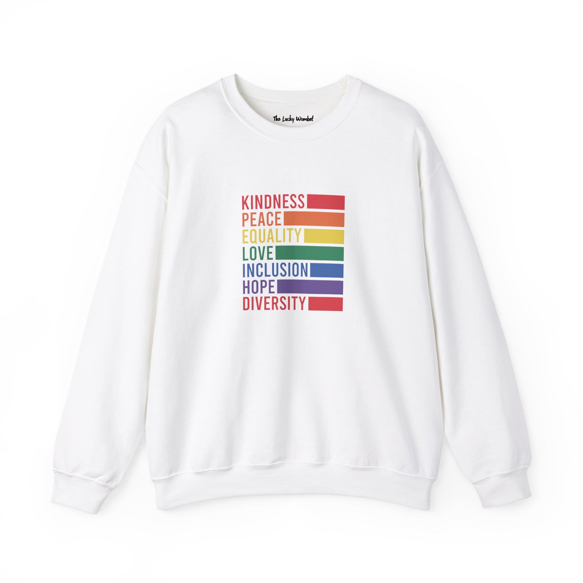 Kindness Peace Sweatshirt - Sweatshirt - The Lucky Wombat