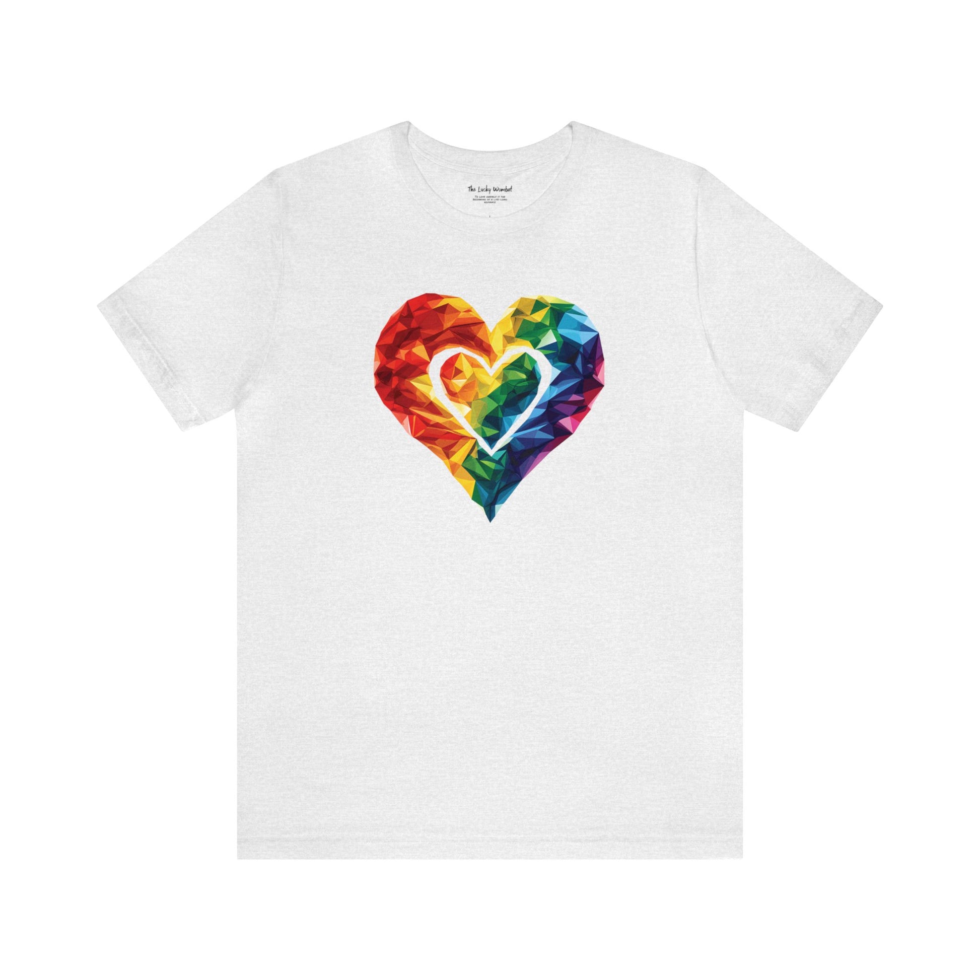 Polygon Heart - Unisex T-shirt - T-Shirt - The Lucky Wombat