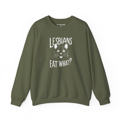 Lesbians Eat What LGBTQ Sweatshirt - Sweatshirt - The Lucky Wombat