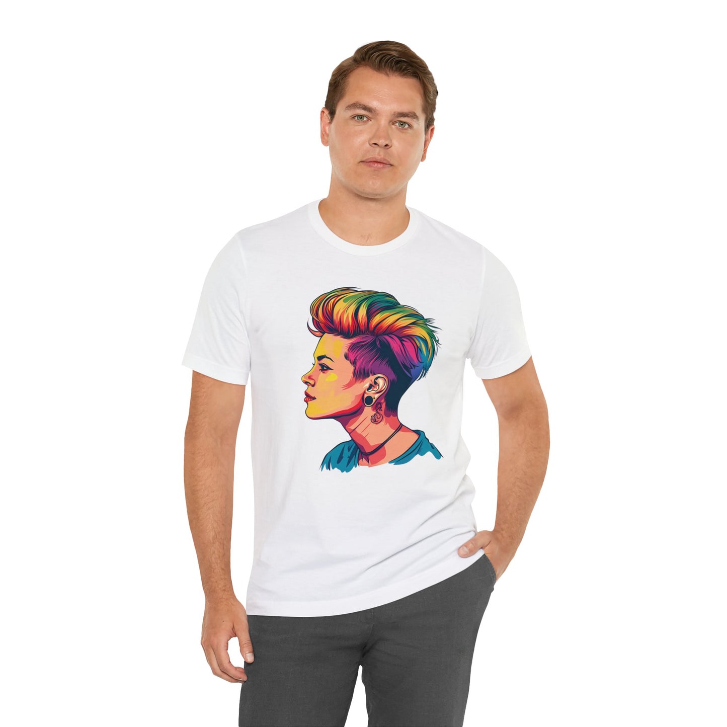 Pixie Hair - Unisex T-shirt - T-Shirt - The Lucky Wombat