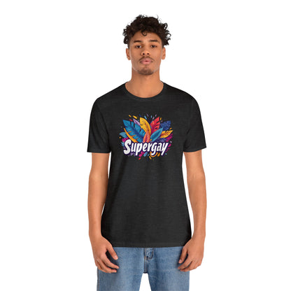 Supergay Unisex T-shirt - T-Shirt - The Lucky Wombat