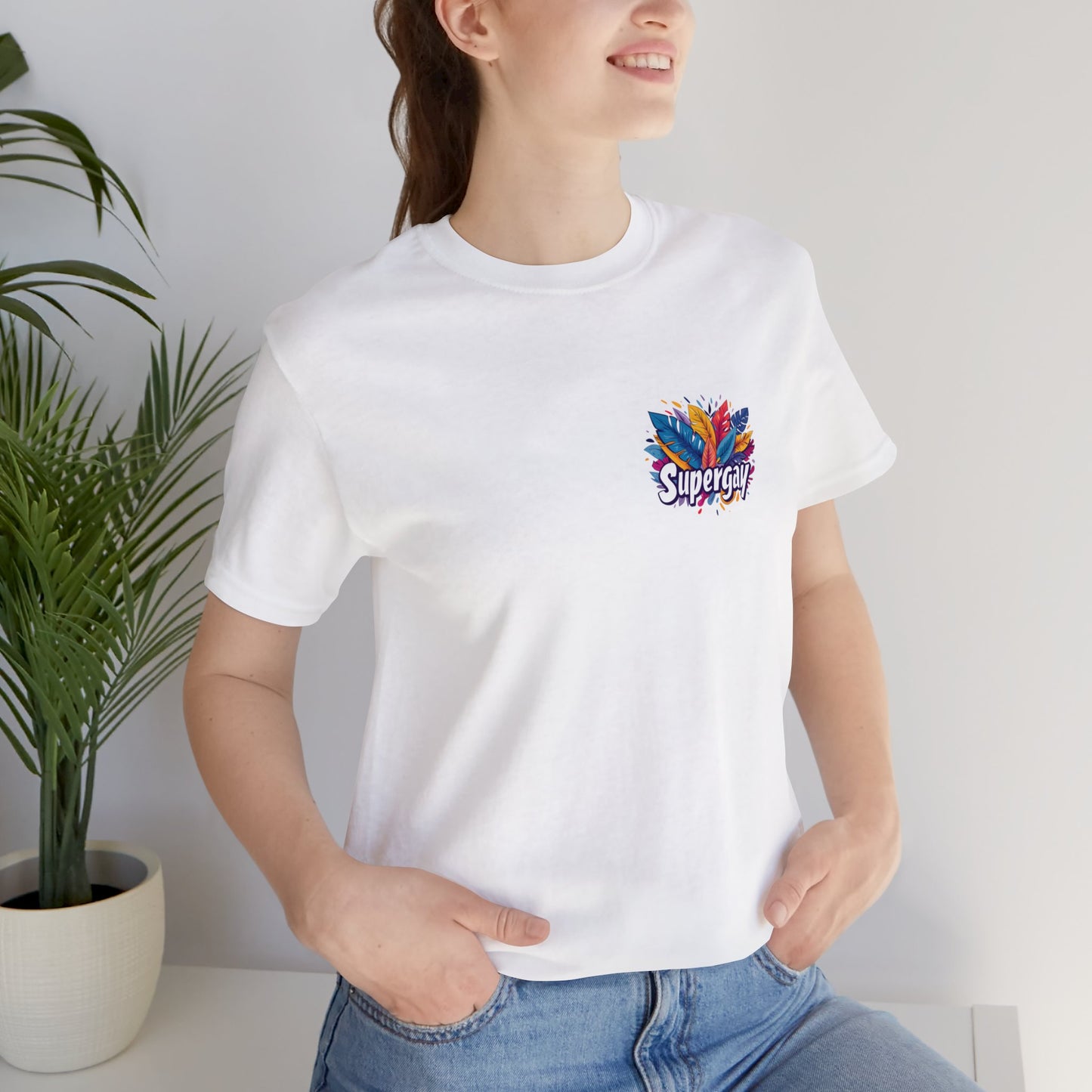 Supergay | Heart-Side Print - T-shirt