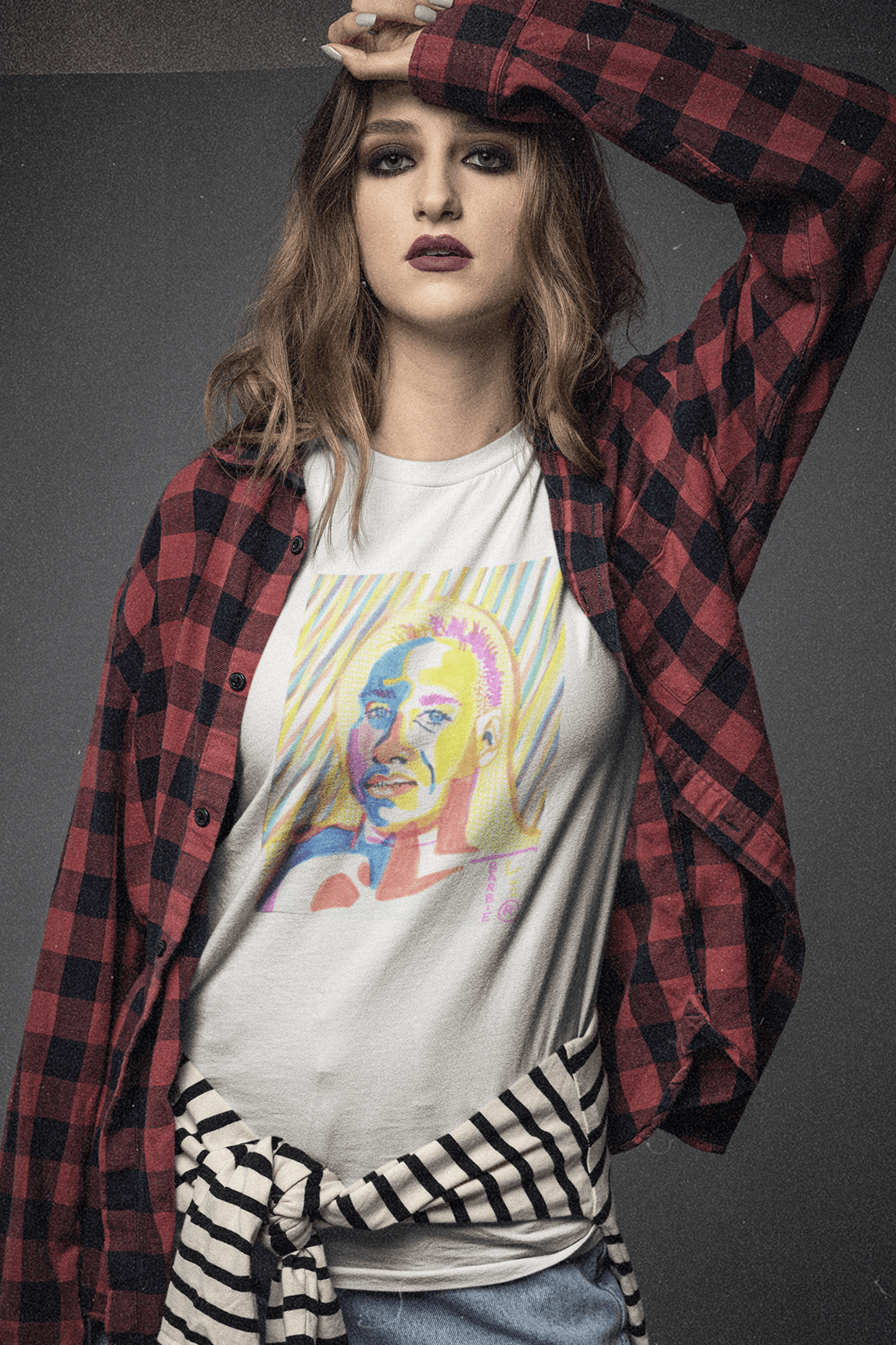 Alfred Portrait Tee | Remi Barbie Collection - T-Shirt - The Lucky Wombat