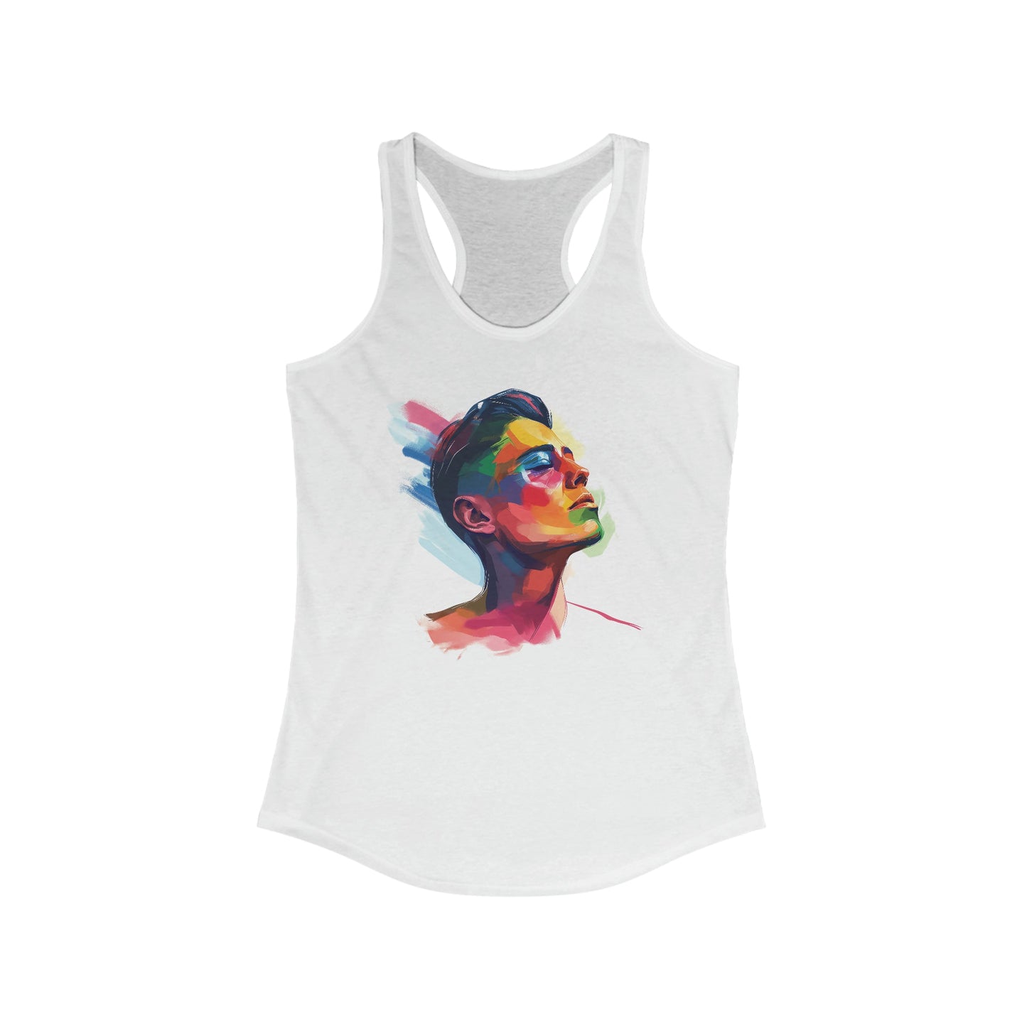 Androgyn Face - Women's Tank Top - Tank Top - The Lucky Wombat