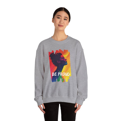 Be Proud V002 Unisex Sweatshirt - Sweatshirt - The Lucky Wombat