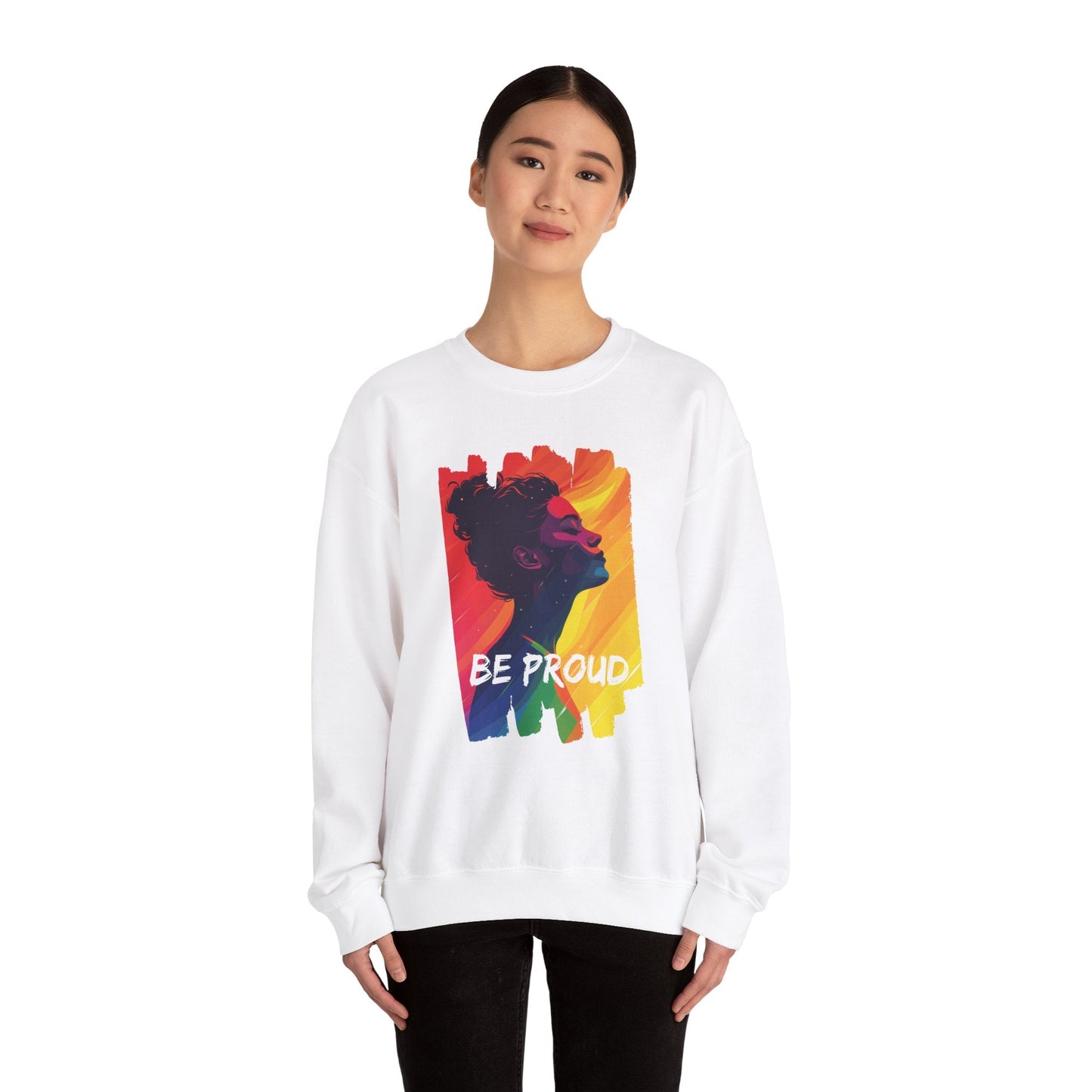 Be Proud V002 Unisex Sweatshirt - Sweatshirt - The Lucky Wombat