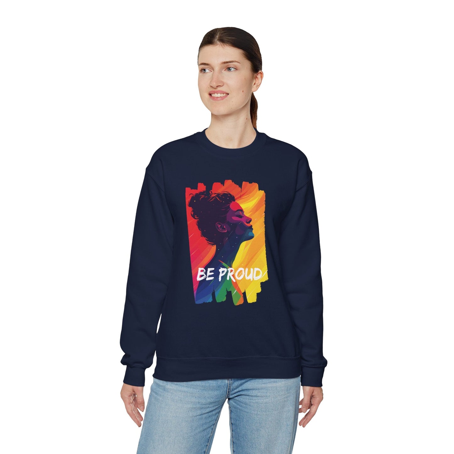 Be Proud V002 Unisex Sweatshirt - Sweatshirt - The Lucky Wombat