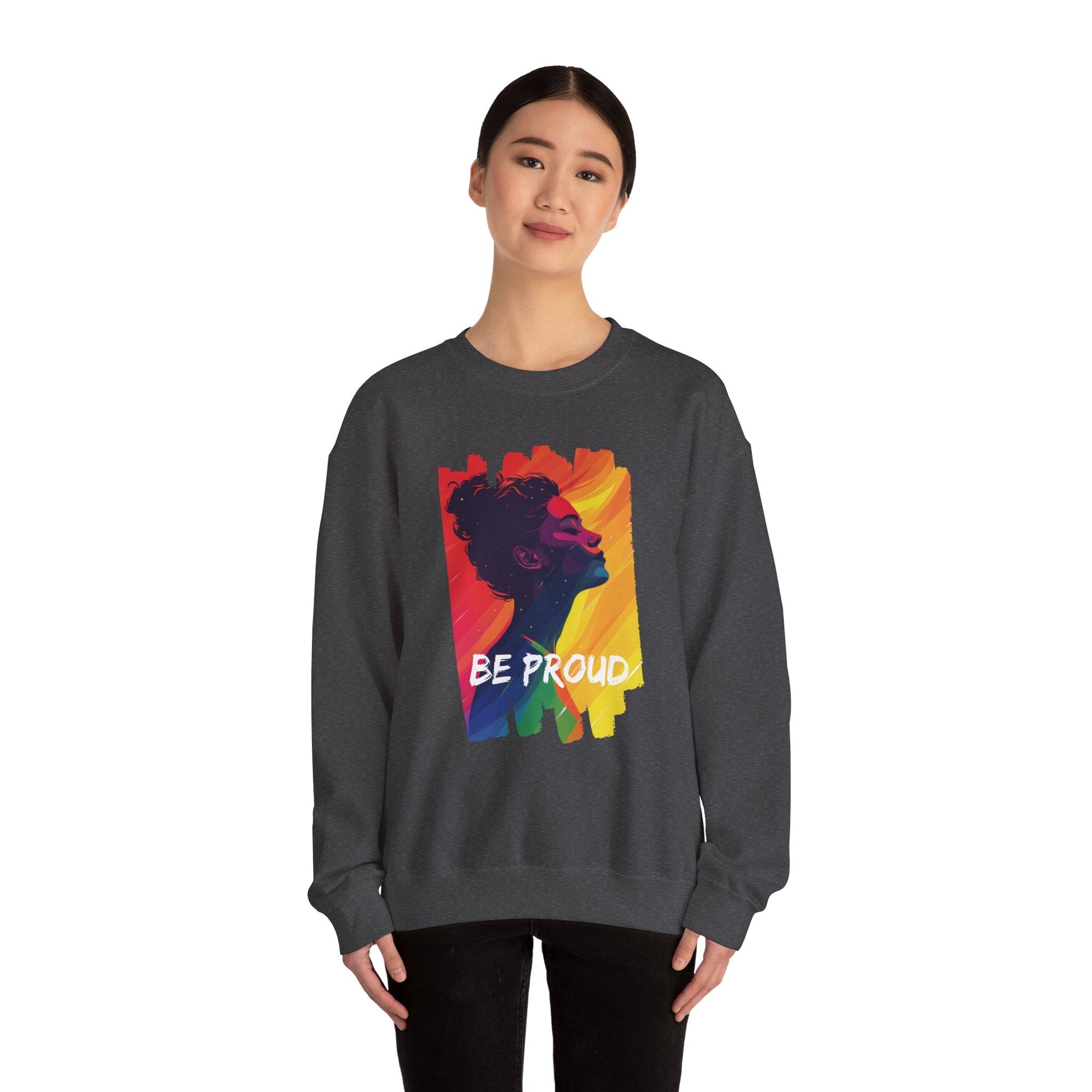 Be Proud V002 Unisex Sweatshirt - Sweatshirt - The Lucky Wombat