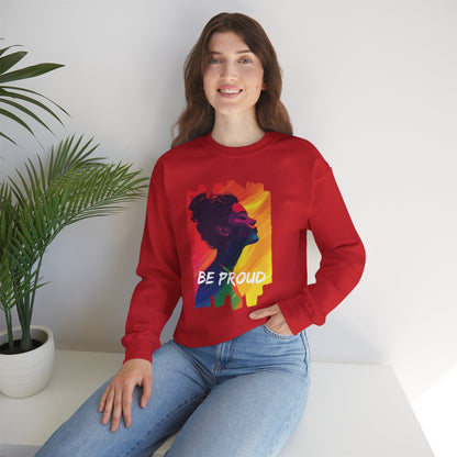 Be Proud V002 Unisex Sweatshirt - Sweatshirt - The Lucky Wombat