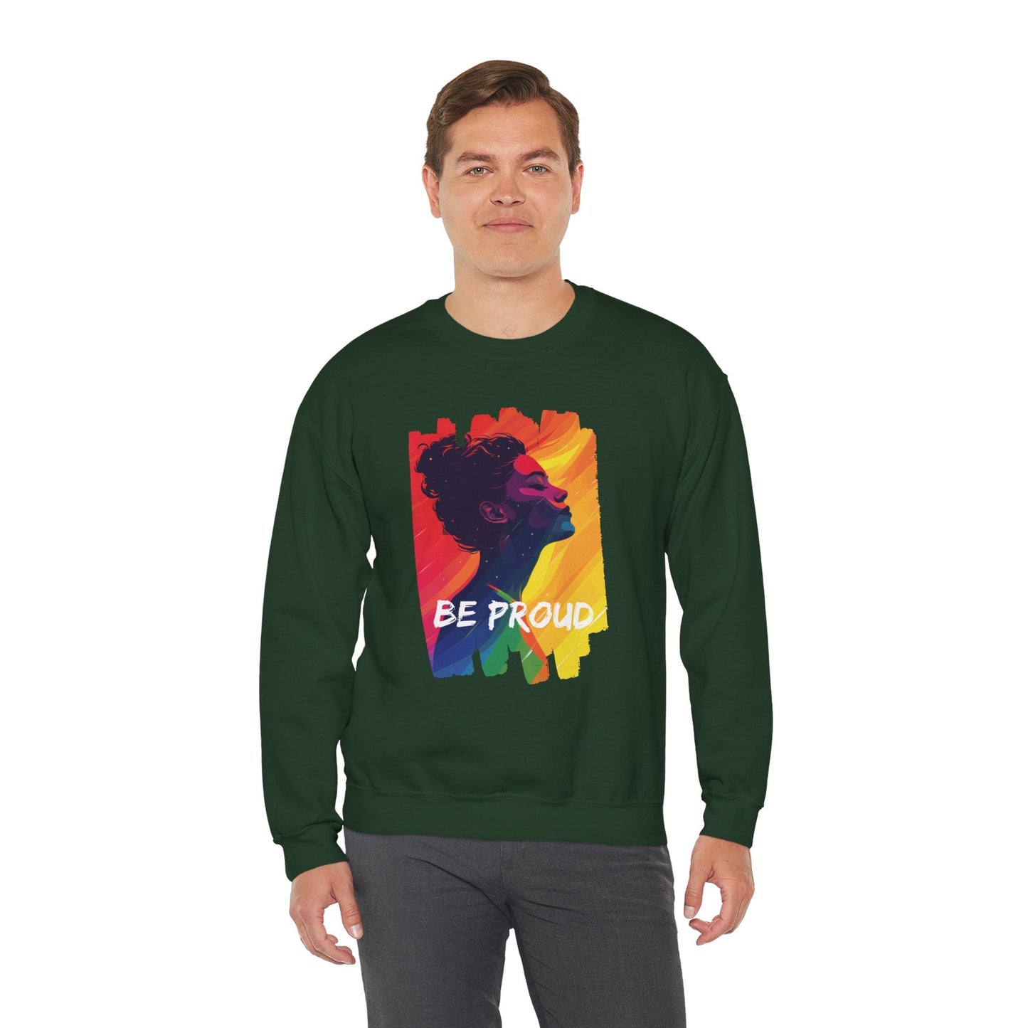 Be Proud V002 Unisex Sweatshirt - Sweatshirt - The Lucky Wombat