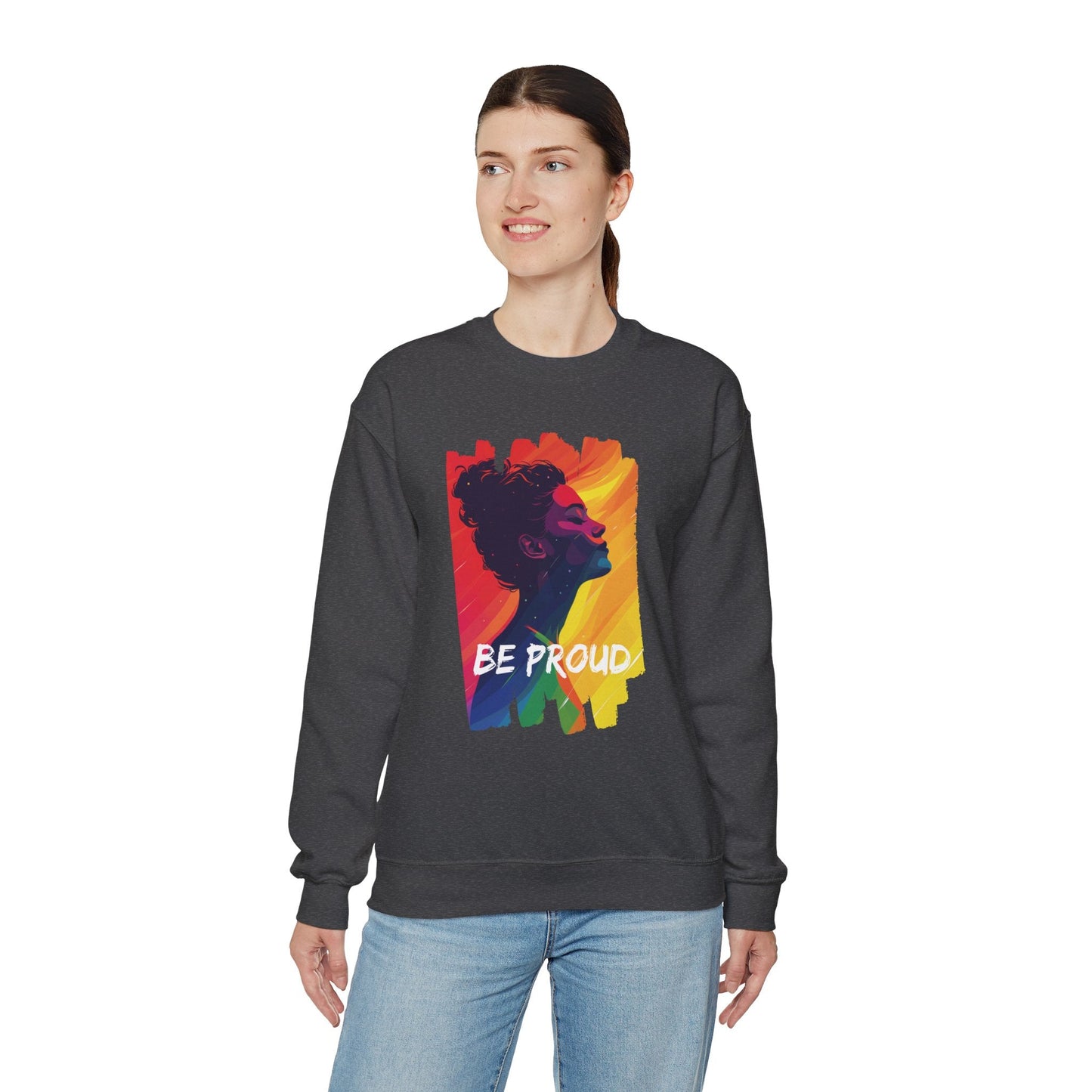 Be Proud V002 Unisex Sweatshirt - Sweatshirt - The Lucky Wombat