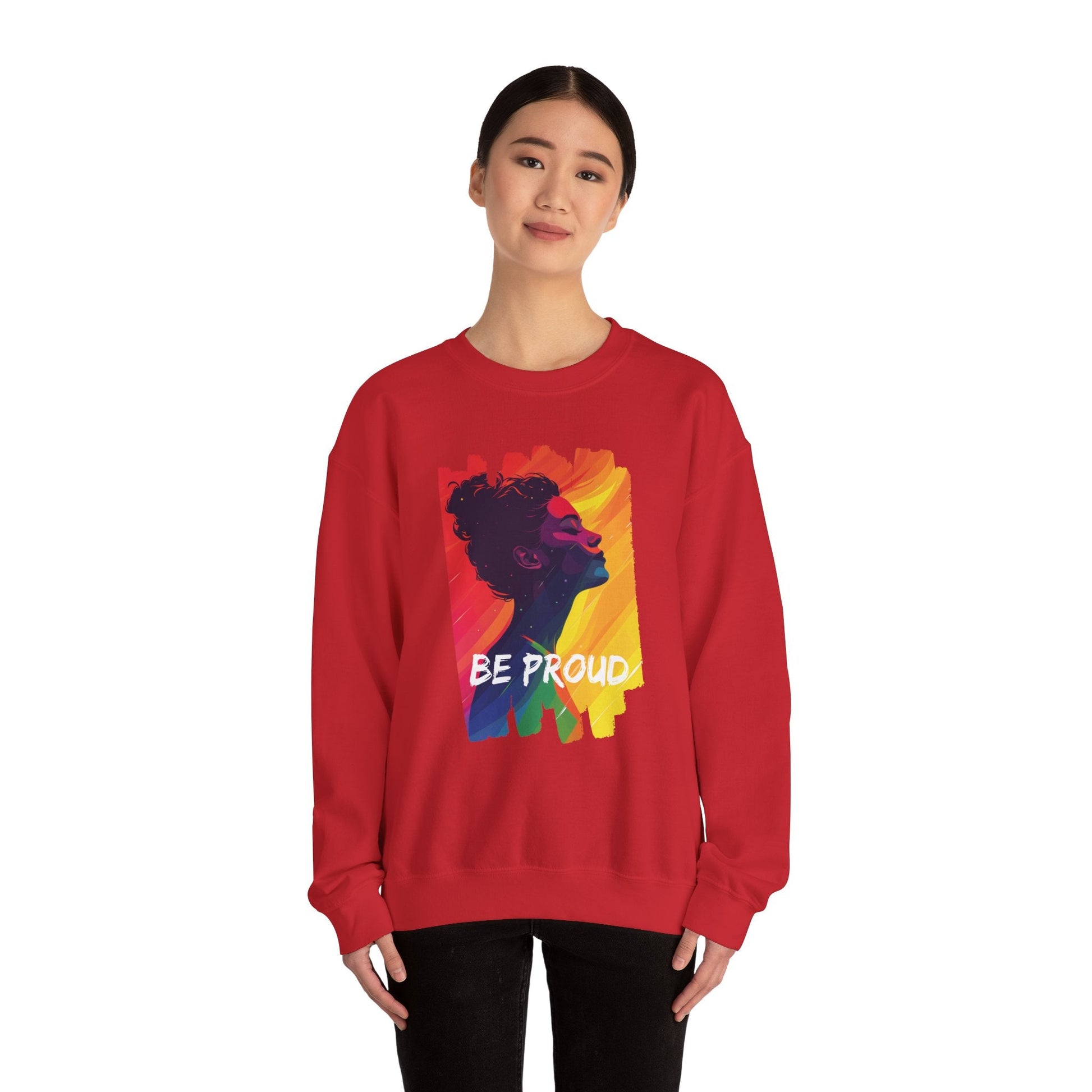 Be Proud V002 Unisex Sweatshirt - Sweatshirt - The Lucky Wombat