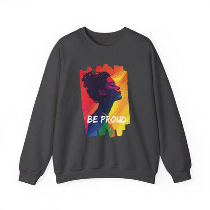 Be Proud V002 Unisex Sweatshirt - Sweatshirt - The Lucky Wombat