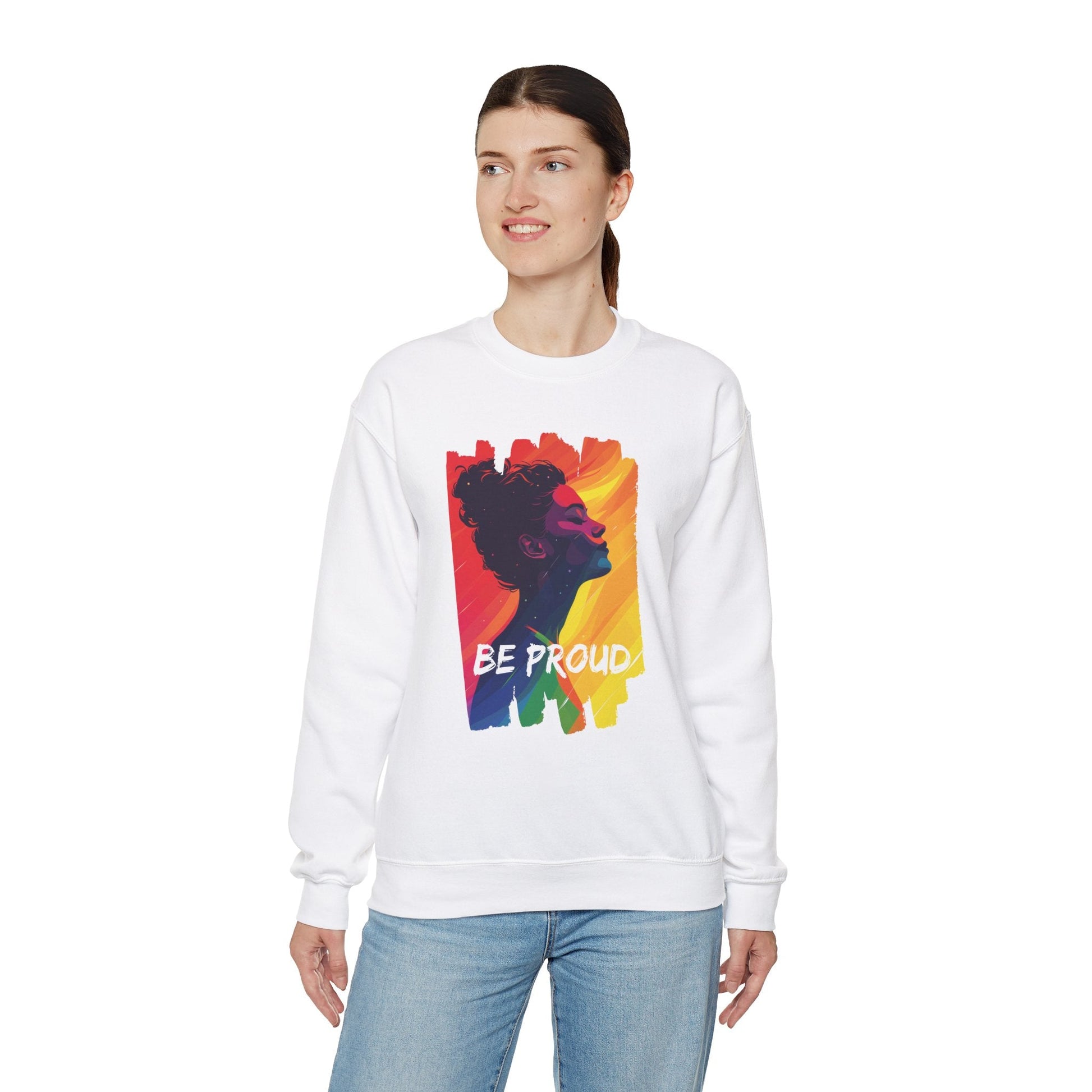 Be Proud V002 Unisex Sweatshirt - Sweatshirt - The Lucky Wombat