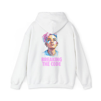 Breaking the Code - Trans Colors - Hoodie - Hoodie - The Lucky Wombat